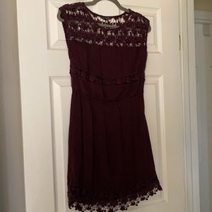 Purple Lace Dress